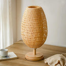 Luminária de Mesa Bambu Rattan